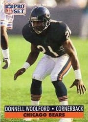 1991 Pro Set Base Set Donnell Woolford #459 card