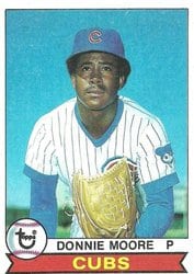 1979 Topps Base Set Donnie Moore #17 card