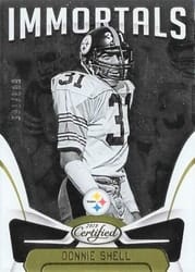 2018 Panini Certified Base Set Donnie Shell #116 card