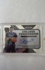 2023 Panini Prizm Draft Picks College Penmanship Donovan Clingan #CP-DVC card