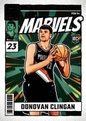 2024-25 Donruss Net Marvels Donovan Clingan #1 card