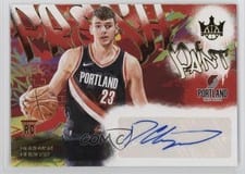 2024-25 Panini Court Kings Fresh Paint Autographs Donovan Clingan #FP-DON card
