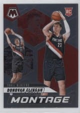 2024-25 Panini Mosaic Montage Donovan Clingan #6 card