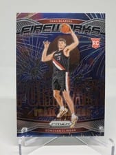 2024-25 Panini Prizm Fireworks Donovan Clingan #9 card
