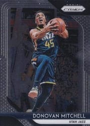 2018-19 Panini Prizm Base Set Donovan Mitchell #143 card