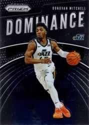 2019-20 Panini Prizm Dominance Donovan Mitchell #9 card
