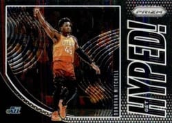 2019-20 Panini Prizm Get Hyped! Donovan Mitchell #10 card