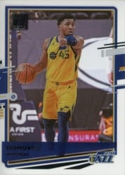 2020-21 Clearly Donruss Base Set Donovan Mitchell #41 card