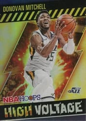 2020-21 Hoops High Voltage Donovan Mitchell #10 card