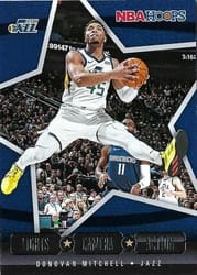 2020-21 Hoops Lights Camera Action Donovan Mitchell #1 card
