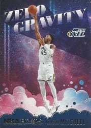 2020-21 Hoops Zero Gravity Donovan Mitchell #7 card