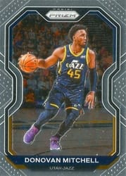 2020-21 Panini Prizm Base Set Donovan Mitchell #67 card