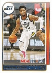 2021-22 Hoops Winter Base Set Donovan Mitchell #139 card
