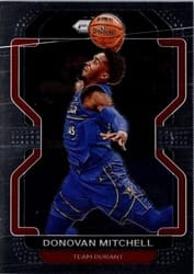 2021-22 Panini Prizm Base Set Donovan Mitchell #72 card