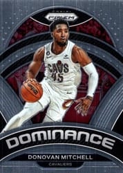 2022-23 Panini Prizm Dominance Donovan Mitchell #14 card