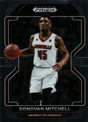 2022 Panini Prizm Draft Picks Base Set Donovan Mitchell #15 card