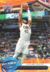 2023-24 Hoops Attack the Rack Donovan Mitchell #10 card