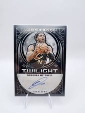 2023-24 Panini Obsidian Twilight Signatures Donovan Mitchell #11 card