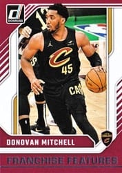 2024-25 Donruss Franchise Features Donovan Mitchell #5 card