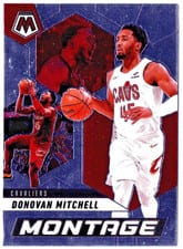 2024-25 Panini Mosaic Montage Donovan Mitchell #9 card