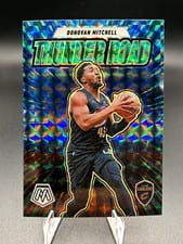 2024-25 Panini Mosaic Thunder Road Donovan Mitchell #14 card