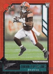 2020 Panini Playbook Base Set Donovan Peoples-Jones #166 card