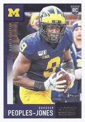 2020 Score Base Set Donovan Peoples-Jones #422 card
