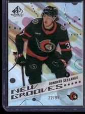 Donovan Sebrango 2025-26 SP Game Used New Grooves card