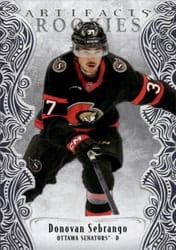 2025-26 Upper Deck Artifacts Base Set Donovan Sebrango #179 card