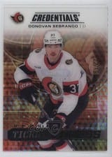 2025-26 Upper Deck Credentials Acetate Debut Ticket Access Donovan Sebrango #DTAA-DS card
