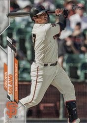 2020 Topps Update Base Set Donovan Solano #U-97 card