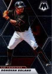 2021 Panini Mosaic Base Set Donovan Solano #152 card