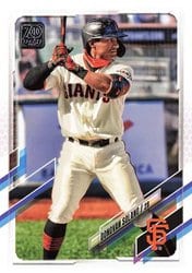 2021 Topps Base Set Donovan Solano #605 card