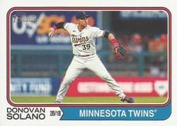 2023 Topps Heritage Base Set Donovan Solano #685 card