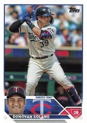 2023 Topps Update Base Set Donovan Solano #US106 card