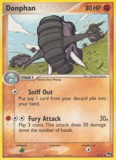 2006 POP Series 3 Donphan #8 card