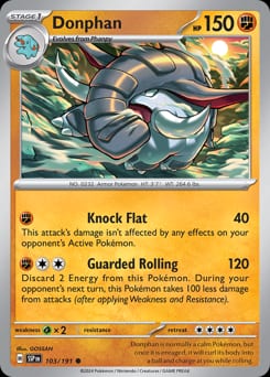 Surging Sparks Donphan #103 card