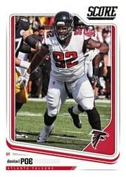 2018 Score Base Set Dontari Poe #20 card