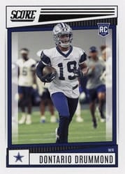 2022 Score Base Set Dontario Drummond #399 card
