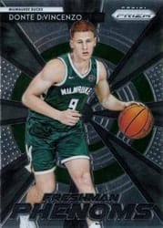 2018-19 Panini Prizm Freshman Phenoms Donte DiVincenzo #9 card