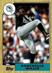 2022 Topps 1987 Topps Baseball (Series 1) Dontrelle Willis #T87-34 card