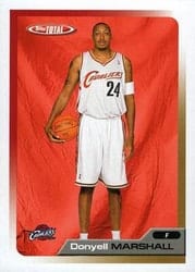2005-06 Topps Total Base Set Donyell Marshall #311 card