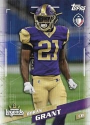 2019 Topps AAF Base Set Doran Grant #34 card