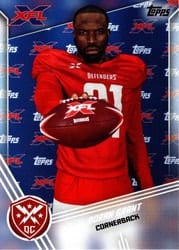 2020 Topps XFL Base Set Doran Grant #40 card