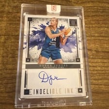 2025 Panini Impeccable WNBA Indelible Ink Signatures Dorka Juhasz #4 card