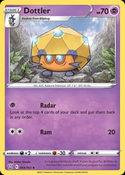 Battle Styles Dottler #64 card