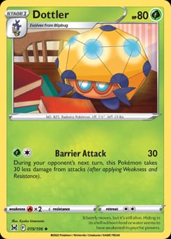 Lost Origin Dottler #19 card
