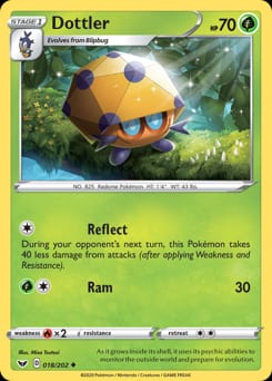 Sword & Shield Dottler #18 card