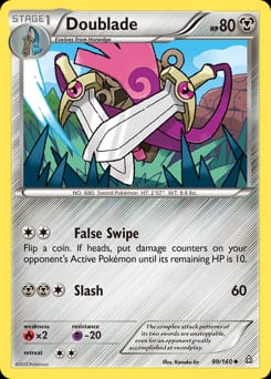 Primal Clash Doublade #99 card