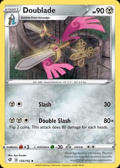 Rebel Clash Doublade #134 card